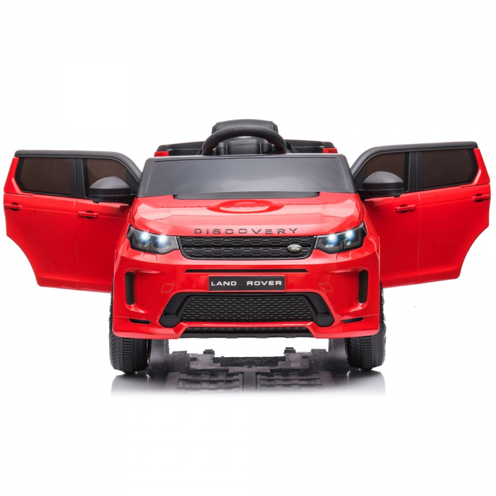 Masinuta electrica Chipolino SUV Land Rover Discovery cu scaun din piele si roti EVA red [14]