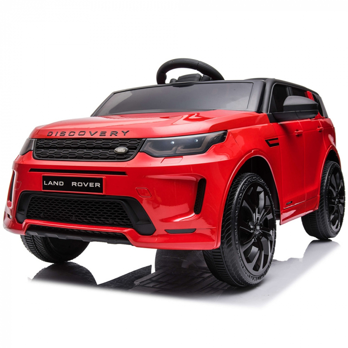 Masinuta electrica Chipolino SUV Land Rover Discovery cu scaun din piele si roti EVA red [13]