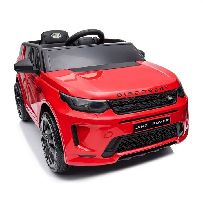 Masinuta electrica Chipolino SUV Land Rover Discovery cu scaun din piele si roti EVA red [17]