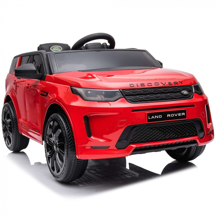 Masinuta electrica Chipolino SUV Land Rover Discovery cu scaun din piele si roti EVA red [18]