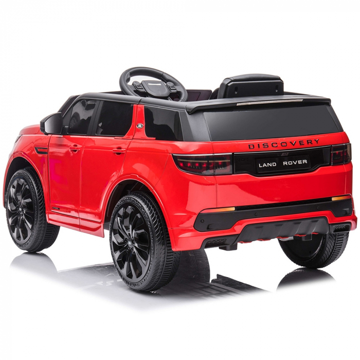 Masinuta electrica Chipolino SUV Land Rover Discovery cu scaun din piele si roti EVA red [6]