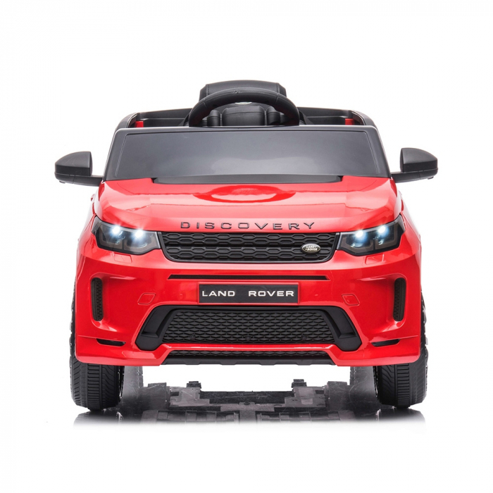 Masinuta electrica Chipolino SUV Land Rover Discovery cu scaun din piele si roti EVA red [2]