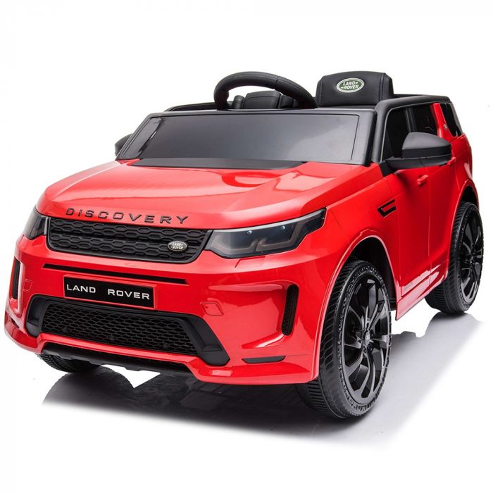 Masinuta electrica Chipolino SUV Land Rover Discovery cu scaun din piele si roti EVA red [15]