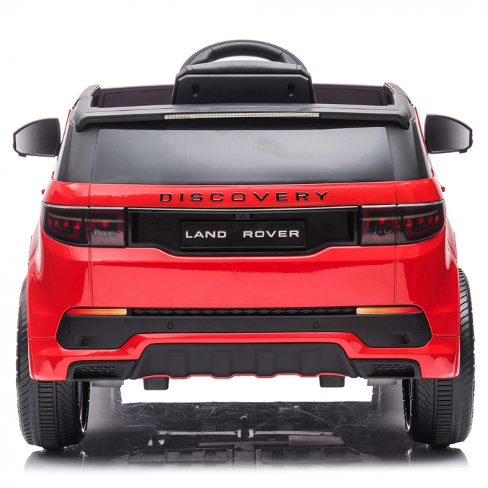 Masinuta electrica Chipolino SUV Land Rover Discovery cu scaun din piele si roti EVA red [7]