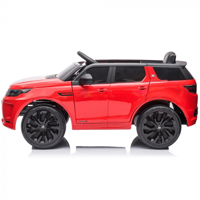 Masinuta electrica Chipolino SUV Land Rover Discovery cu scaun din piele si roti EVA red [5]