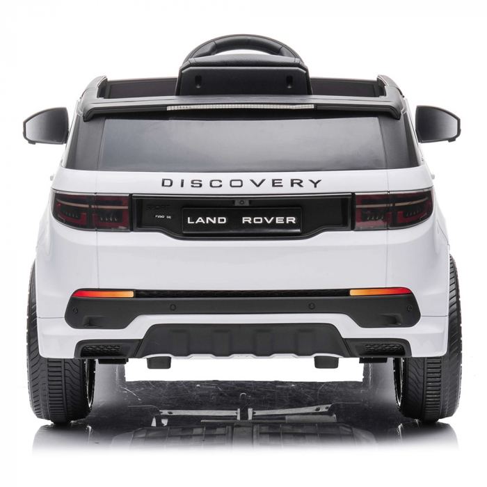 Masinuta electrica Chipolino SUV Land Rover Discovery cu scaun din piele si roti EVA white [6]