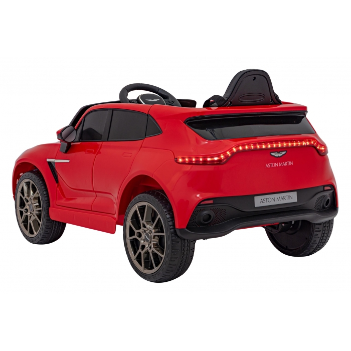 Masinuta electrica cu telecomanda ASTON MARTIN DBX, roti EVA, scaun tapitat, 105x62x48 cm, putere 100W - Rosu [19]