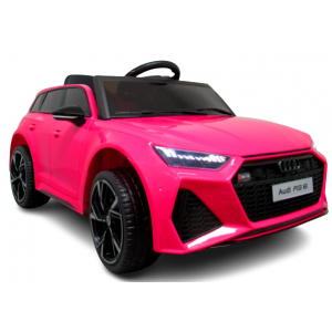 Masinuta electrica cu telecomanda Audi RS6 R-Sport - Roz [2]