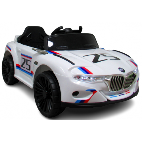 Masinuta electrica cu telecomanda, copii 1-4 ani, Cabrio Z5 TK1188 - R-Sport - Alb [2]