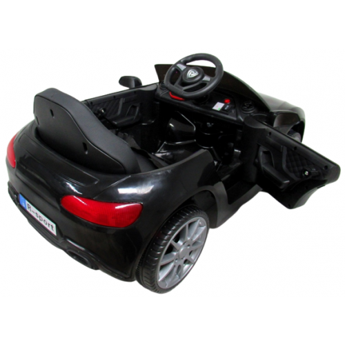 Masinuta electrica cu telecomanda, copii 1-4 ani, scaun din piele, Cabrio B4 628 R-Sport - Negru [4]