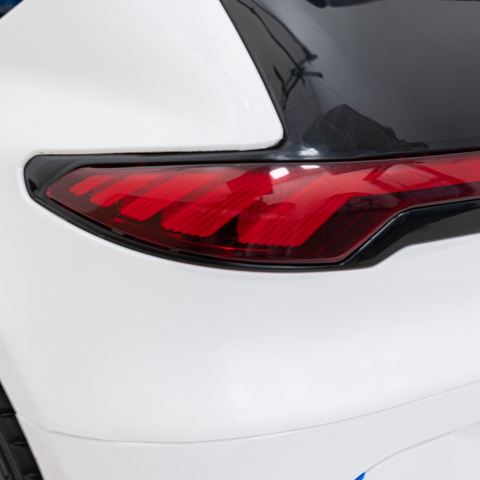 Masinuta electrica cu telecomanda MERCEDES BENZ AMG EQA, roti EVA, scaun tapitat, 101x69x53 cm, putere 70W - Alb [7]