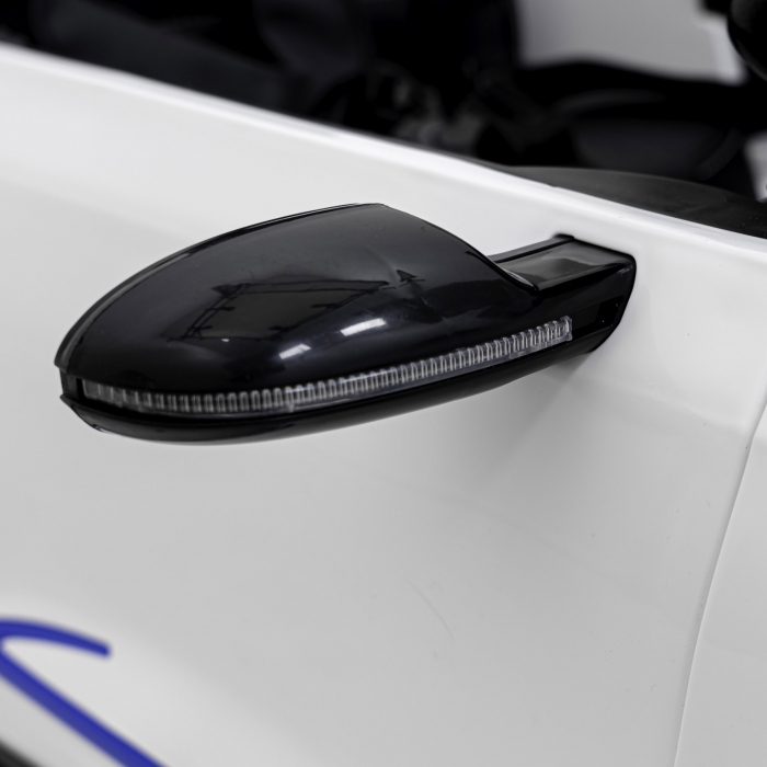 Masinuta electrica cu telecomanda MERCEDES BENZ AMG EQA, roti EVA, scaun tapitat, 101x69x53 cm, putere 70W - Alb [4]