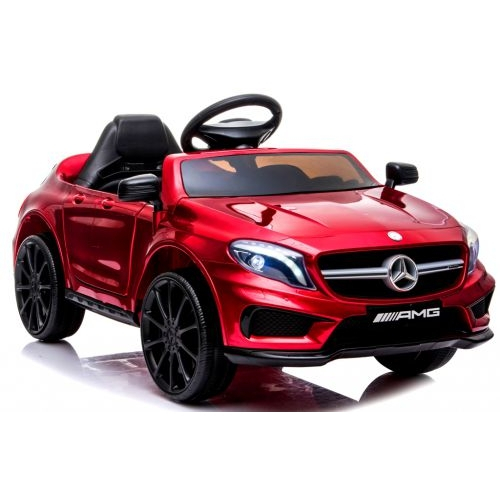 Masinuta electrica cu telecomanda, roti EVA, scaun piele, varsta 1-4 ani, Mercedes GLA45 - Cherry [1]