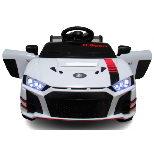 Masinuta electrica cu telecomanda si functie de balansare Cabrio A1 R-Sport - Alb (varsta 1-4 ani) [2]