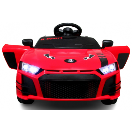Masinuta electrica cu telecomanda si functie de balansare Cabrio A1 R-Sport - Rosu (varsta 1-4 ani) [2]
