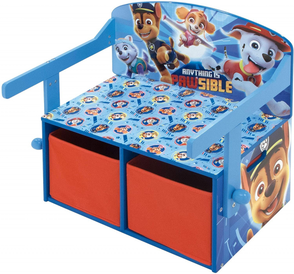 Mobilier 2 in 1 pentru depozitare jucarii Paw Patrol [4]