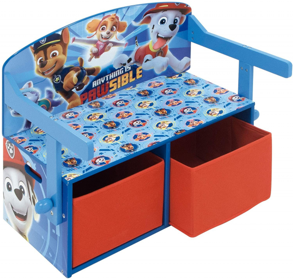 Mobilier 2 in 1 pentru depozitare jucarii Paw Patrol [2]