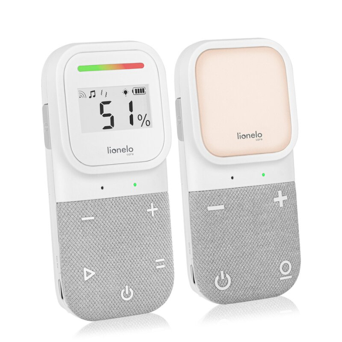 Monitor, Lionelo, Babyline 2.3, Comunicare bidirectionala cu raza de actiune 70/400m, Portabil, Alb [7]