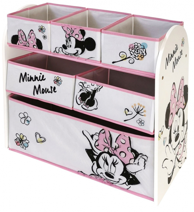 Organizator jucarii cu cadru din lemn Minnie Mouse - Arditex [2]