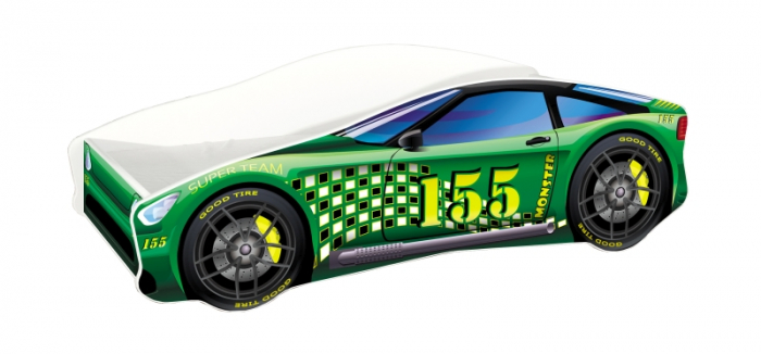 Pat Tineret MyKids Race Car 04 Green-160x80 [2]