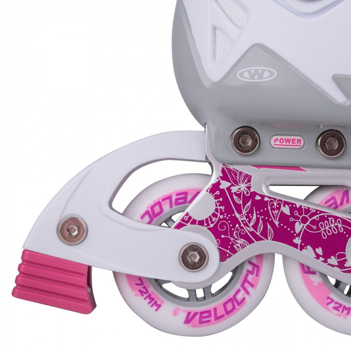 Patine/Role reglabile 2in1 WORKER Pinkola [14]