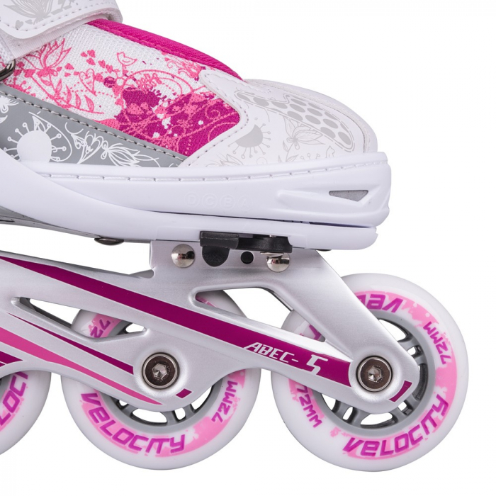 Patine/Role reglabile 2in1 WORKER Pinkola [13]