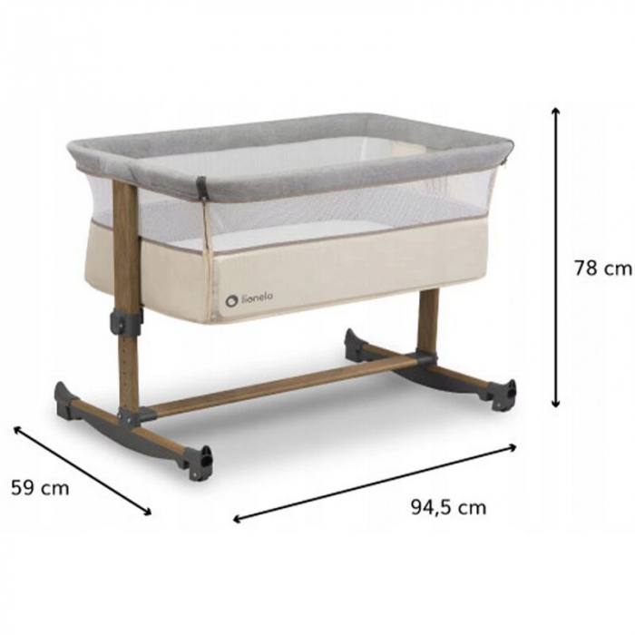 Patut Co-Sleeper cu balansare, Leonie - Lionelo [2]