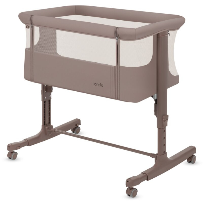 Patut co-sleeper Lionelo Aurora 3 in 1 cu leganare si setare unghiulara cu saltea cu densitate T25 si geanta transport [3]