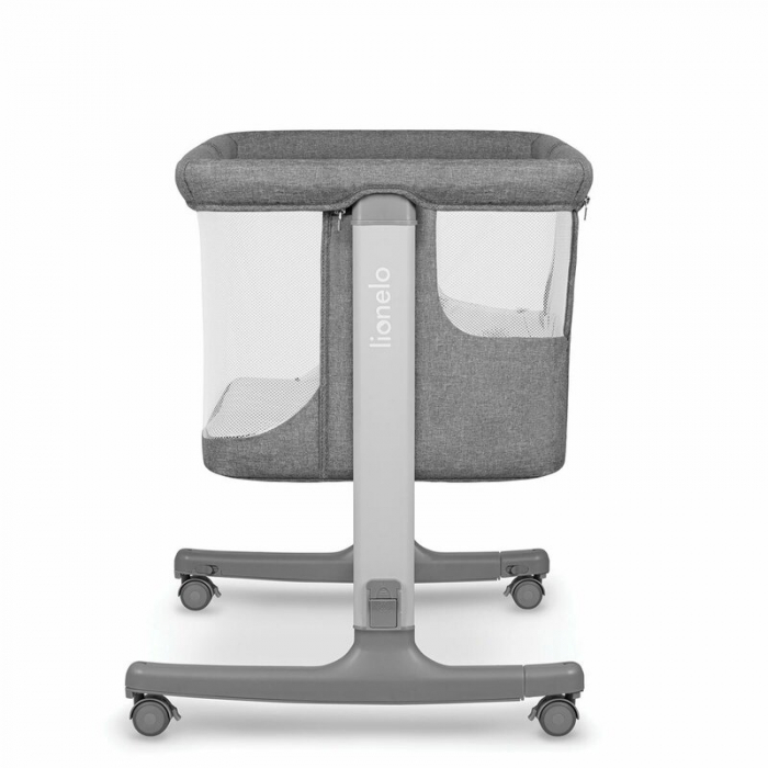 Patut co-sleeper Lionelo Aurora 3 in 1 cu leganare si setare unghiulara cu saltea cu densitate T25 si geanta transport [17]