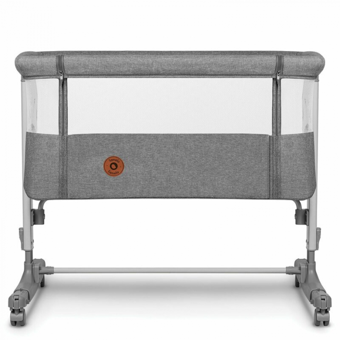 Patut co-sleeper Lionelo Aurora 3 in 1 cu leganare si setare unghiulara cu saltea cu densitate T25 si geanta transport [12]