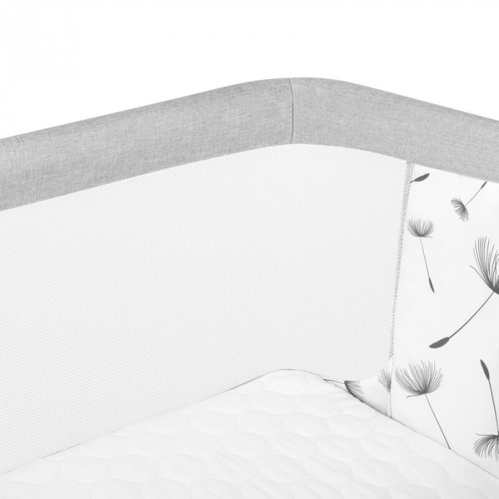 Patut co-sleeper Lionelo Aurora 3 in 1 cu leganare si setare unghiulara cu saltea cu densitate T25 si geanta transport [23]