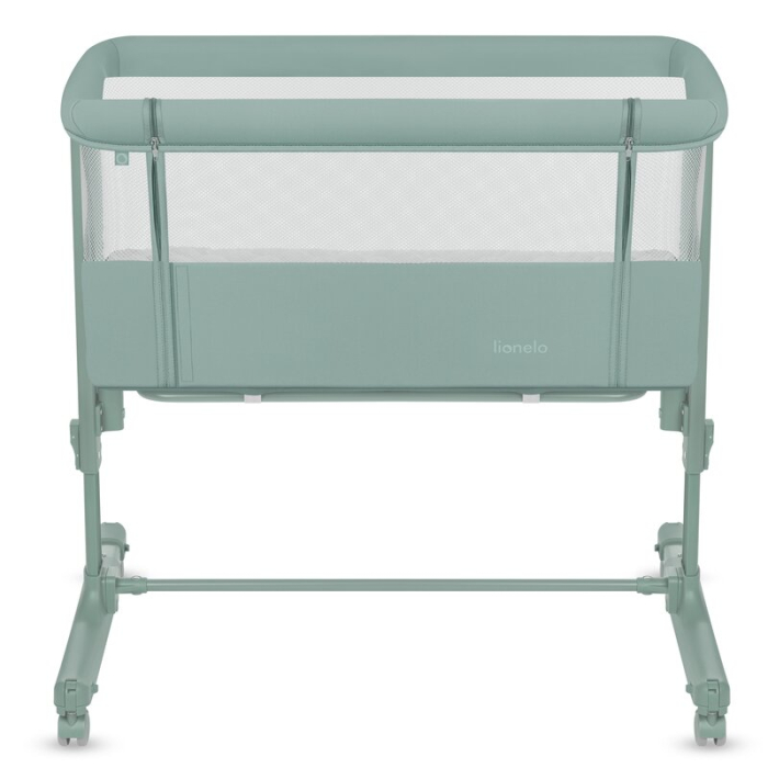 Patut co-sleeper Lionelo Aurora 3 in 1 cu leganare si setare unghiulara cu saltea cu densitate T25 si geanta transport [8]