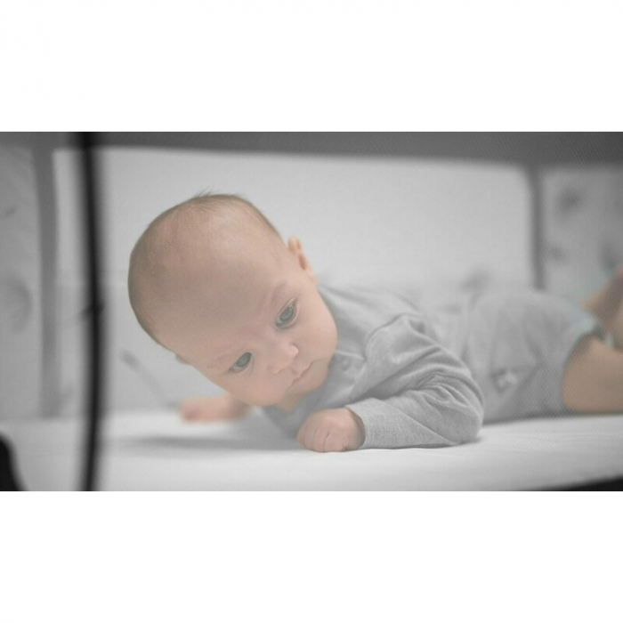 Patut co-sleeper Lionelo Leonie Plus Pliabil cu sistem de leganare [44]