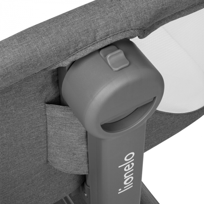 Patut co-sleeper Lionelo Leonie Plus Pliabil cu sistem de leganare [25]