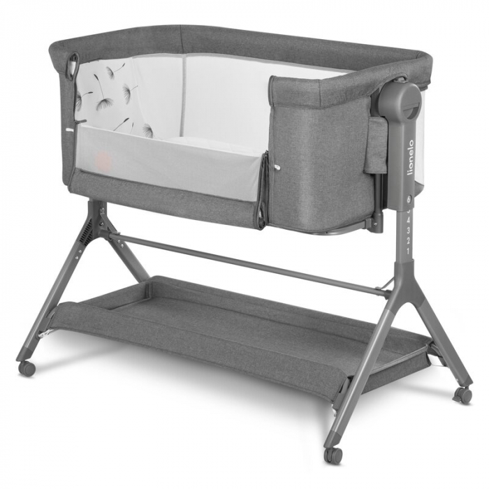 Patut co-sleeper Lionelo Leonie Plus Pliabil cu sistem de leganare [3]