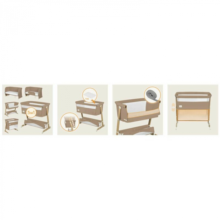 Patut co-sleeper Lionelo Thomi Plus 5 in 1 Multifunctional [55]