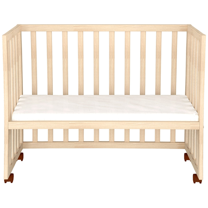 Patut copii din lemn co-sleeper Hubners Eva 94x46 cm natur [7]