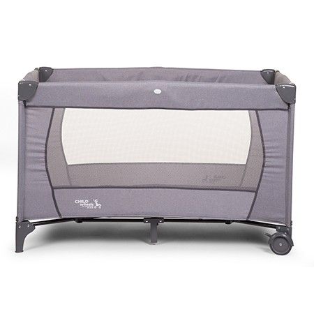 Patut de calatorie gri cu 2 nivele 60x120cm - Childhome [4]