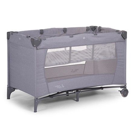 Patut de calatorie gri cu 2 nivele 60x120cm - Childhome [5]