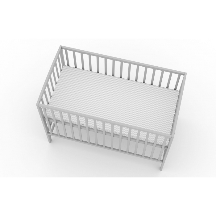 Patut fara sertar VESSANTI ARES Gri + Saltea Cocos 12 cm [4]