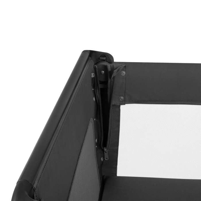 Patut multifunctional, Lionelo, Patty, 5 in 1, 0- 36 luni, Co-sleeper, Tarc de joaca, Patut de calatorie, Laterala rabatabila, 2 trepte reglare saltea, Roti, Husa transport inclusa, Gri [13]