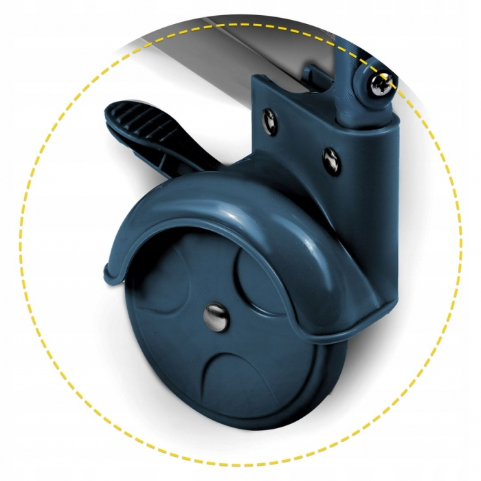 Patut pliabil 125 x 65 x 78 cm Ricokids RK-240 - Bleumarin [5]