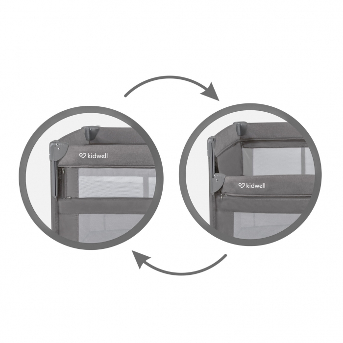 Patut pliabil Kidwell BLISSY LIFT - Gray [11]