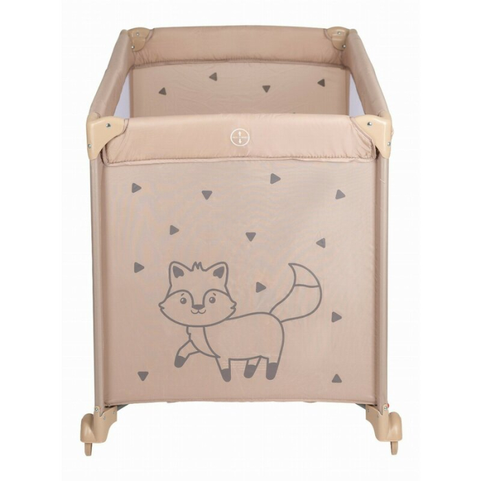Patut pliant, FreeON, Nap, Cu un nivel, 120x60 cm, Beige [3]