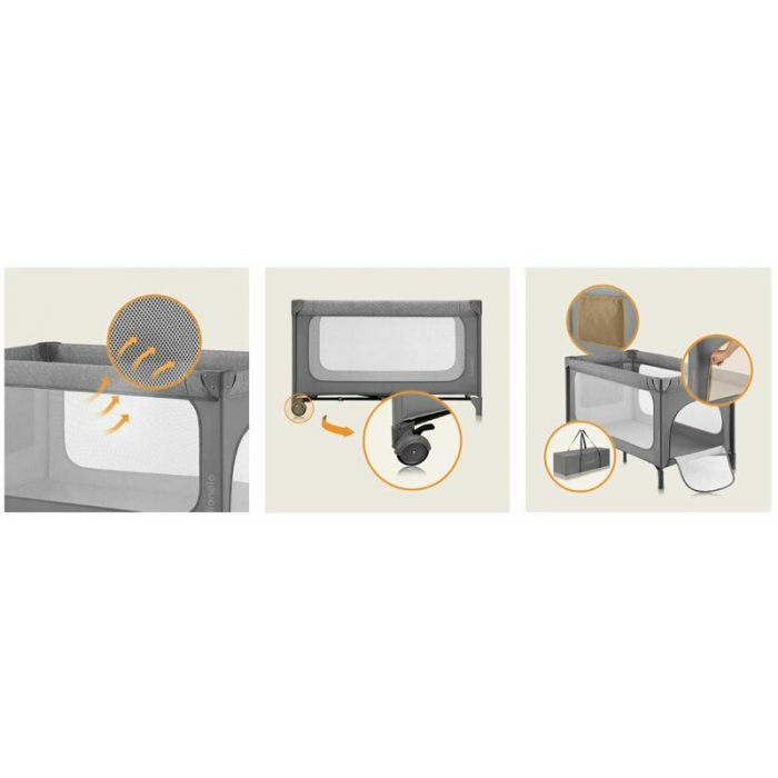 Patut pliant Lionelo Jasmin Easy Fold pana la 15 kg [29]