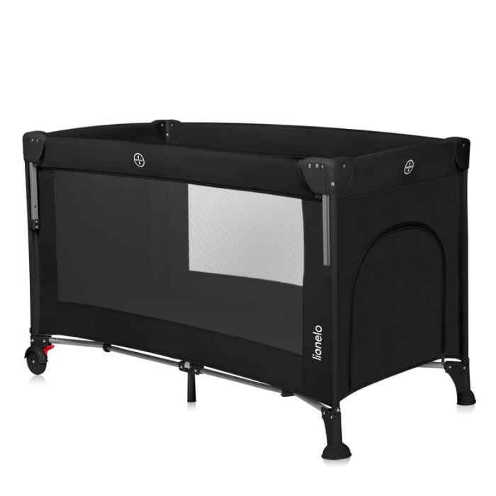 Patut pliant multifunctional Lionelo Ellen cu laterala culisanta pana la 15 kg 120x60 cm [6]