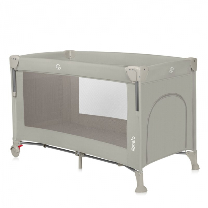 Patut pliant multifunctional Lionelo Ellen cu laterala culisanta pana la 15 kg 120x60 cm [6]