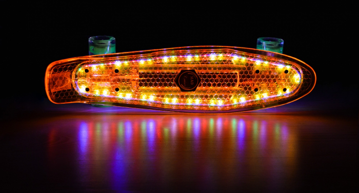 Penny board Mad Cruiser Full LED ABEC 7-oranj - Sportmann [4]