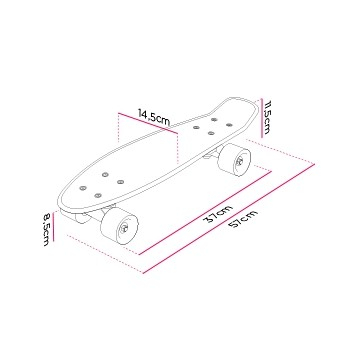 Penny board Street Surfing Beach inSPORTline [10]