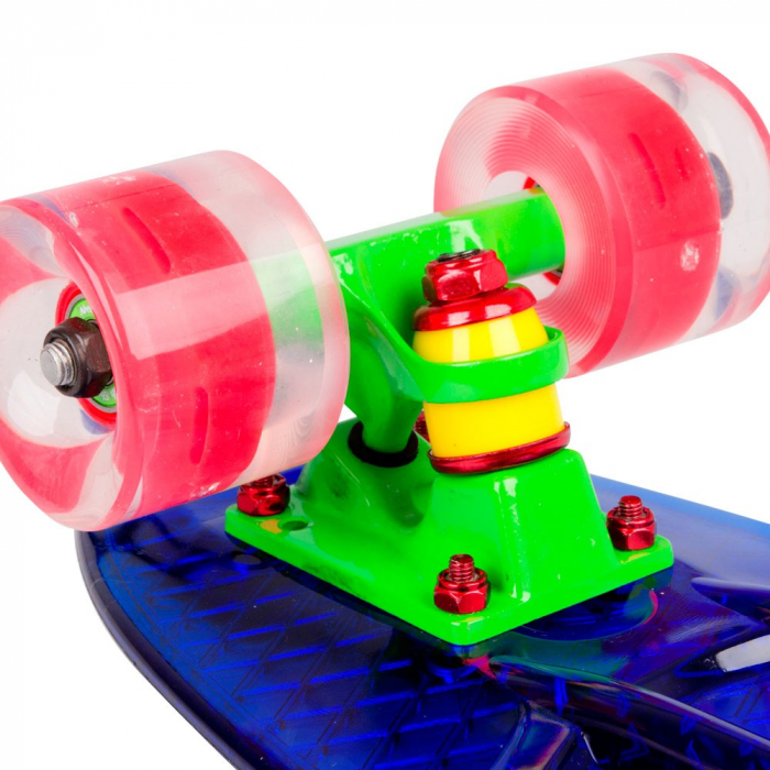 Penny board Worker Transpy 400 22'' cu roti iluminate [10]